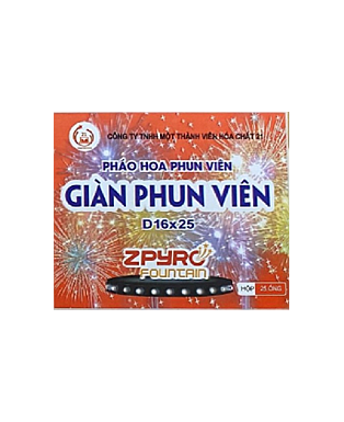 Giàn phun viên đặc biệt loại năm 2024